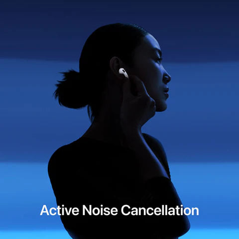 Apple AirPods 4 In-Ear Active Noise Cancelling True Wireless Earbuds with USB-C Charging Case - 4th Generation