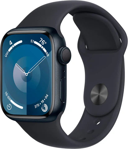 Apple Watch Series 9 (GPS) 41mm Midnight Aluminum - Midnight Sport Band S/M