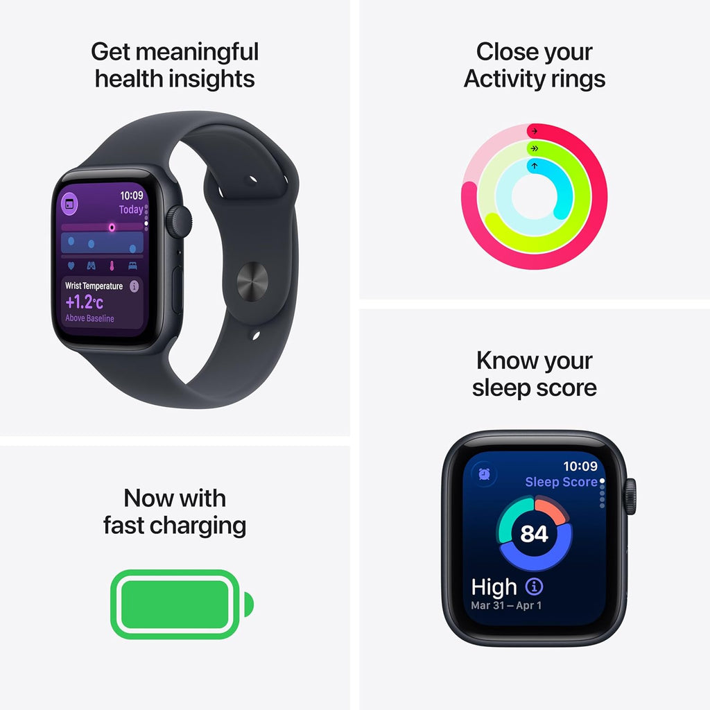 Apple Watch SE 3 40mm Starlight Aluminum Case with Starlight Sport Band